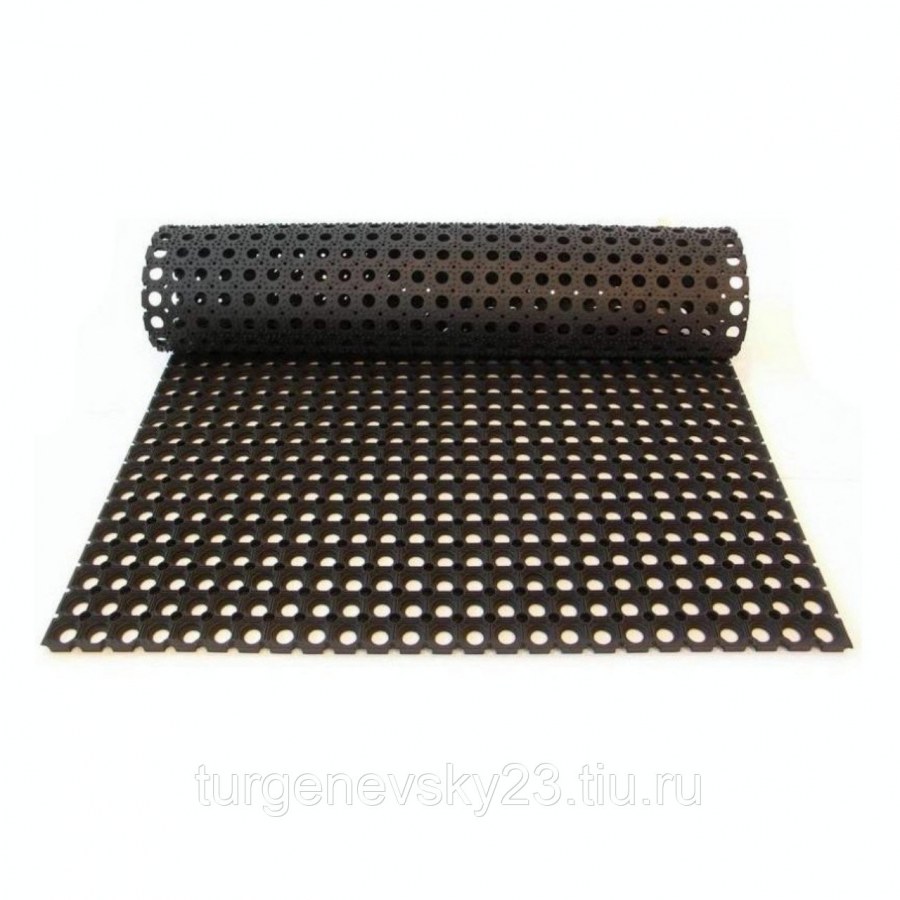 Коврик резиновый Ринго-Матт 100х150 см, 16 мм, черный