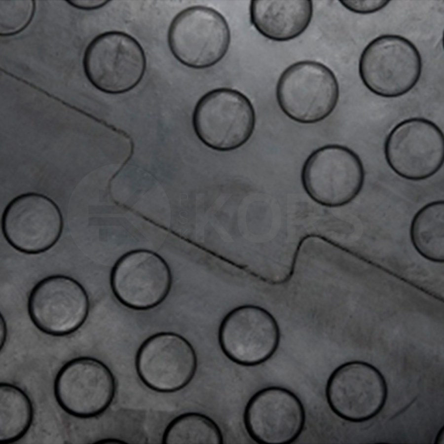 Резиновая плитка Унидор 500х500х20