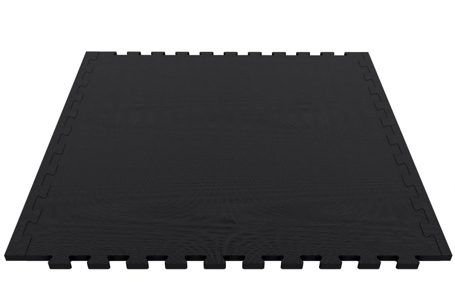 Коврик-пазл ЭКОПОЛИМЕРЫ универсальный 100x100x1,4 с двумя кромками 30 Шор