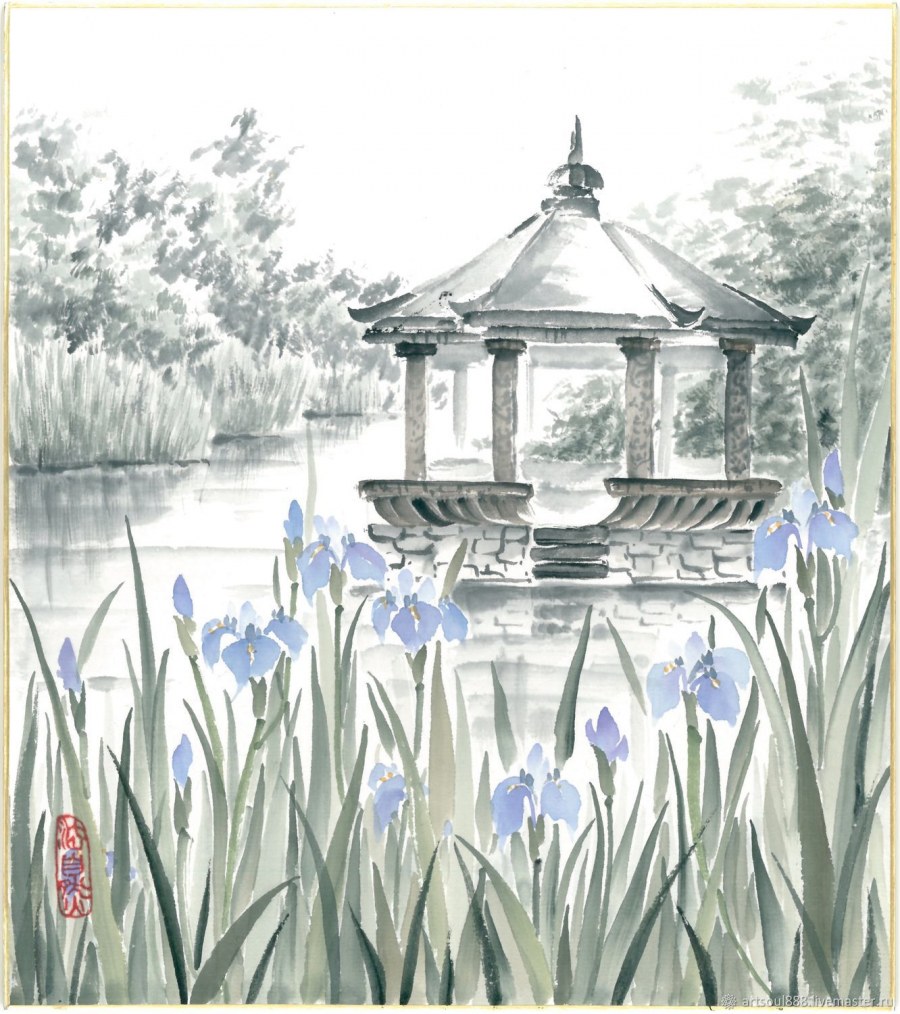 Ирисы гохуа