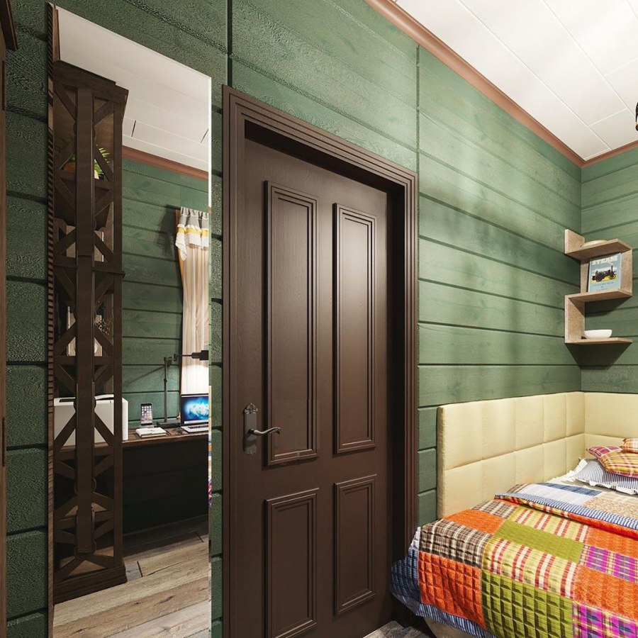 Цвет вагонки в интерьере