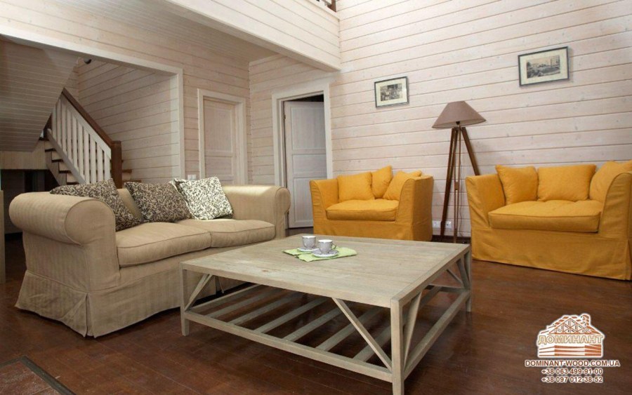 Тиккурила имитация бруса в интерьере