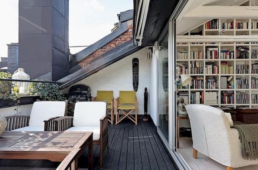 Терраса на мансарде