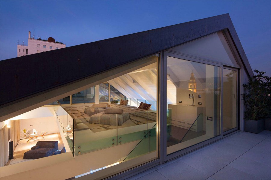 Мансарда над террасой