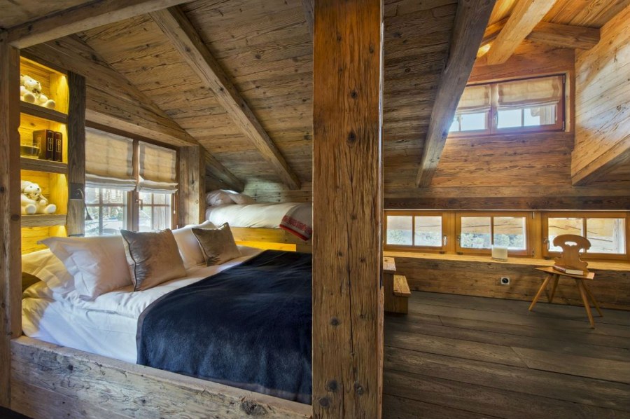 Мансарда в деревенском стиле