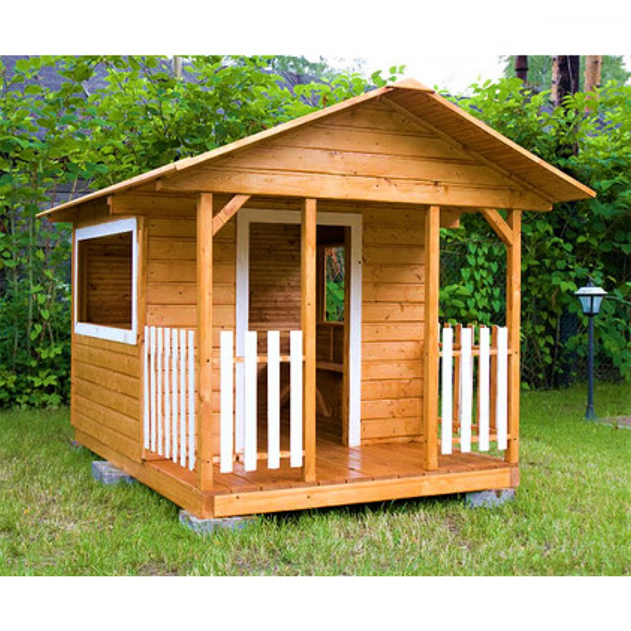 Детские деревянные домики для дачи