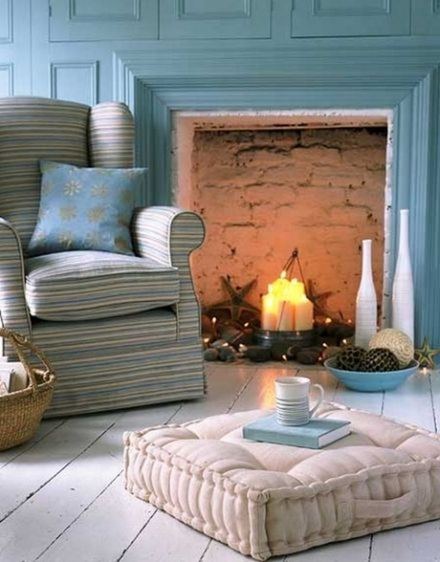 Гостиная в нейтральных тонах