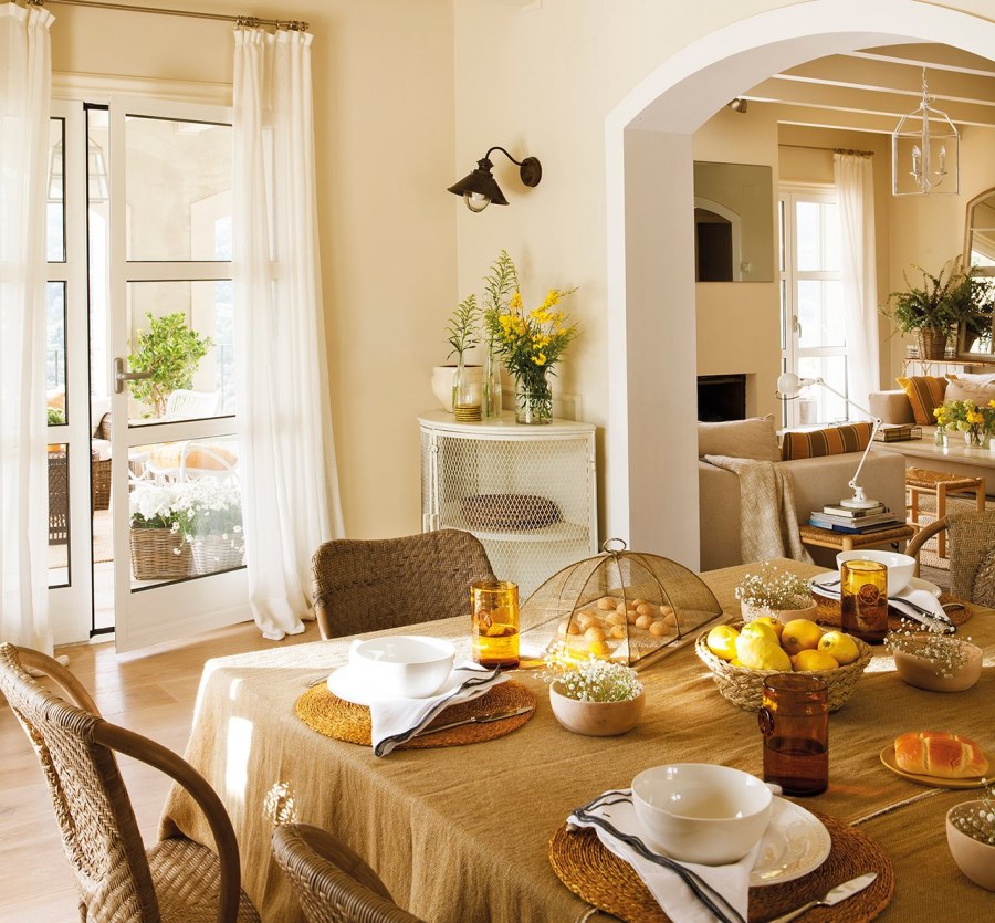 Интерьер в испанском стиле теплые интерьеры