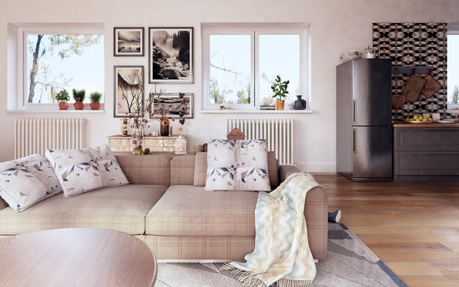 Двое у камина