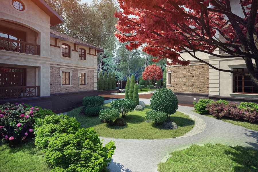 Озеленение территории