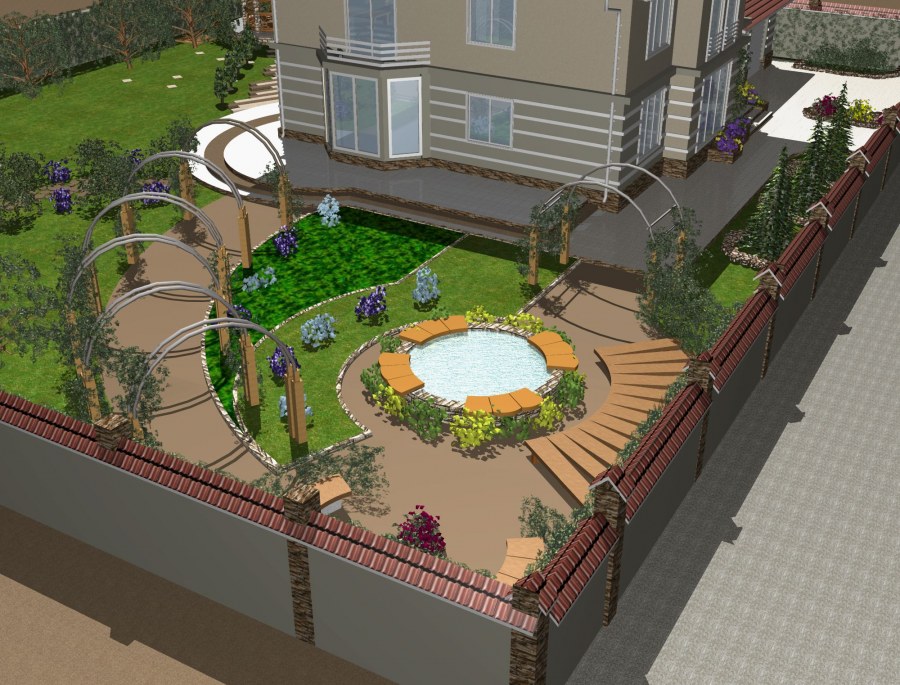 Ландшафт жилых территорий