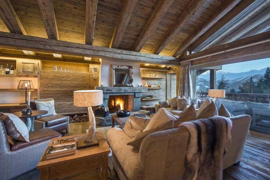 Шале в Альпах интерьер