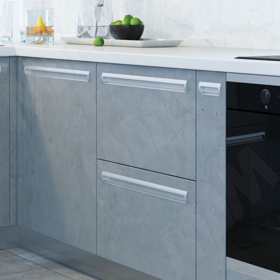 Профиль-ручка алюминий матовый l-3000мм