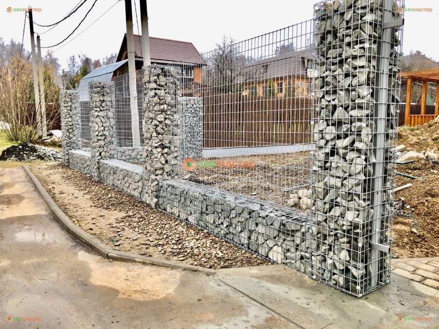 Габионы и Живая изгородь