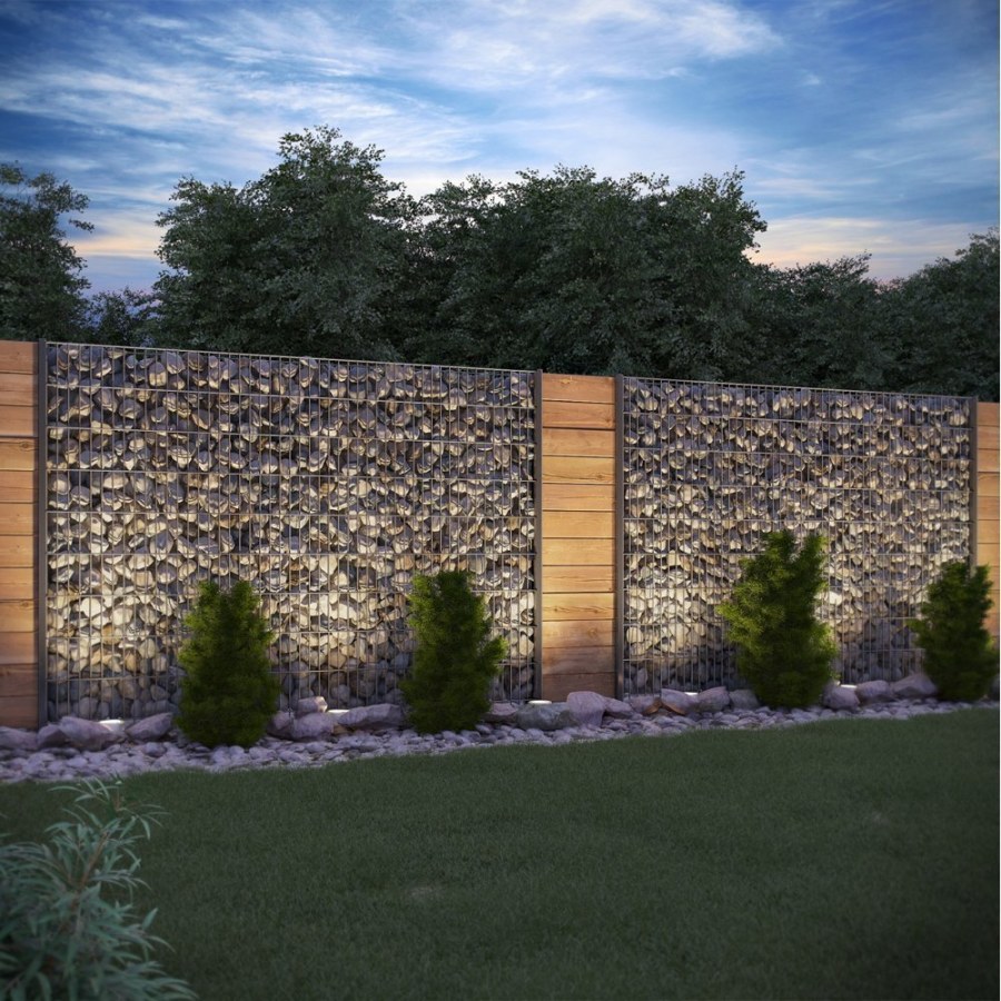 Габионовая изгородь