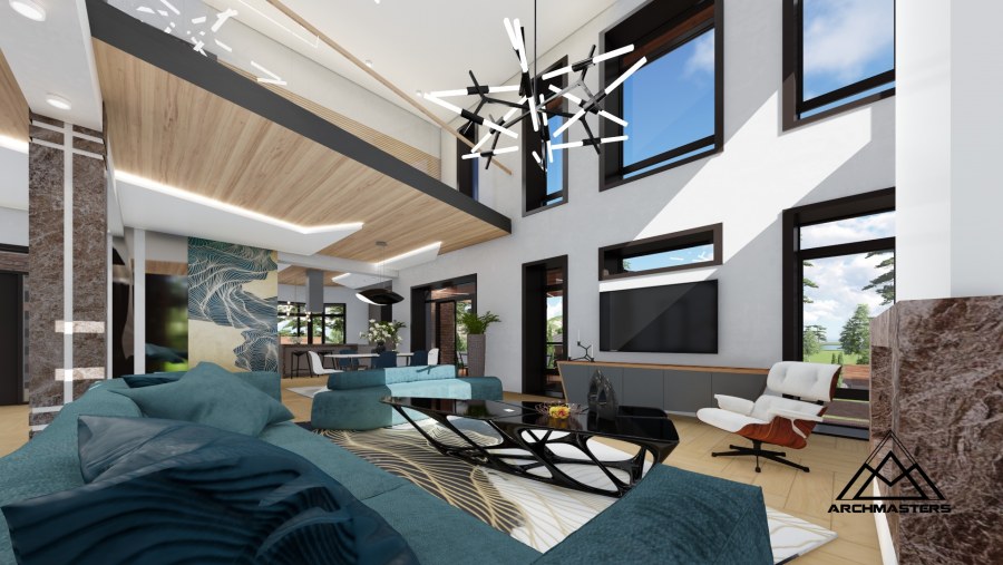 Комнаты в стиле Райт