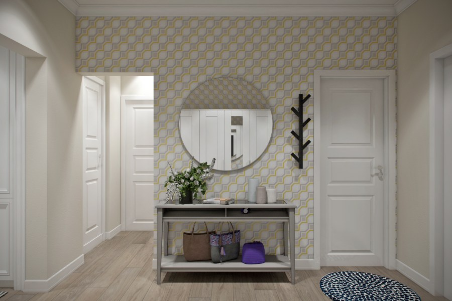 Стены в стиле Прованс