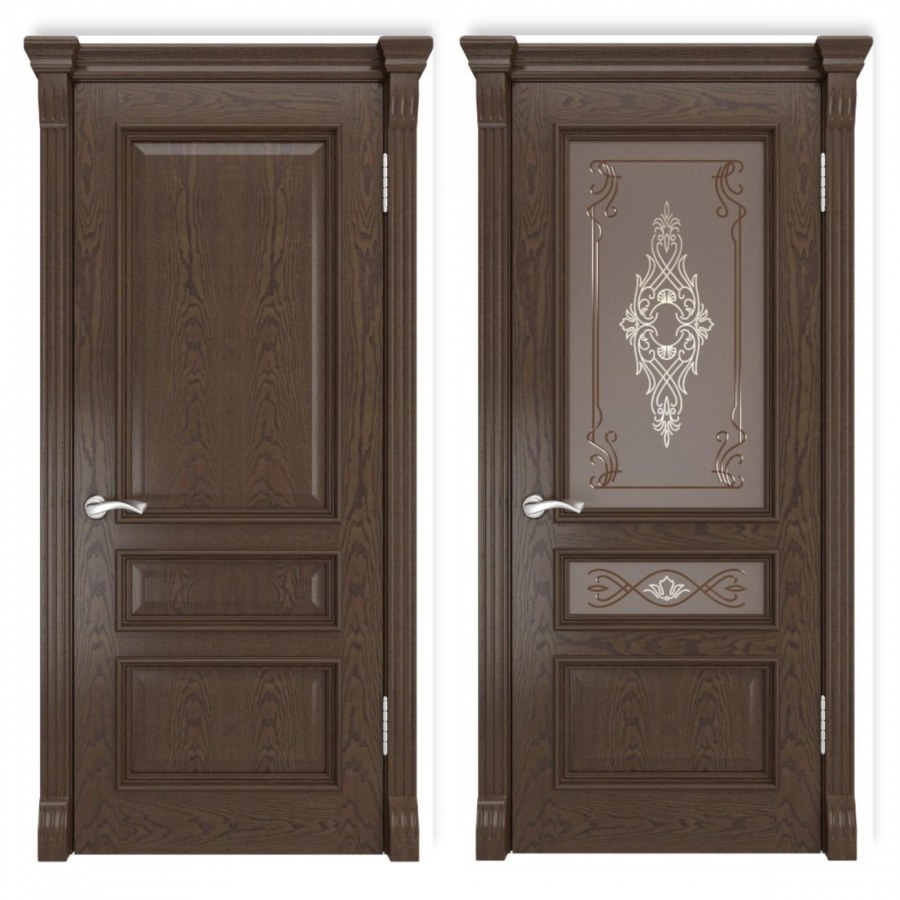 Дверь Фемида 2 светлый мореный дуб