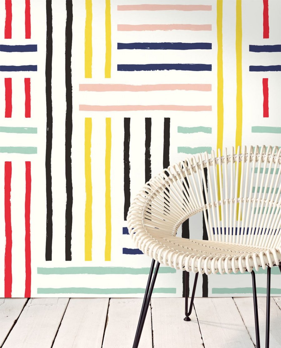 Обои в горизонтальную полоску