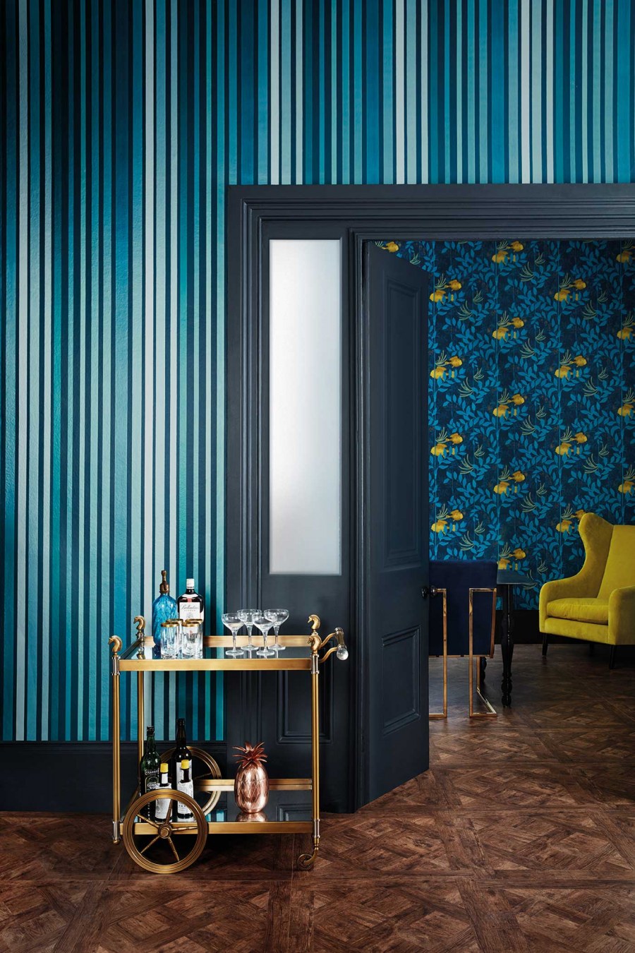 Cole & son, коллекция Marquee Stripes