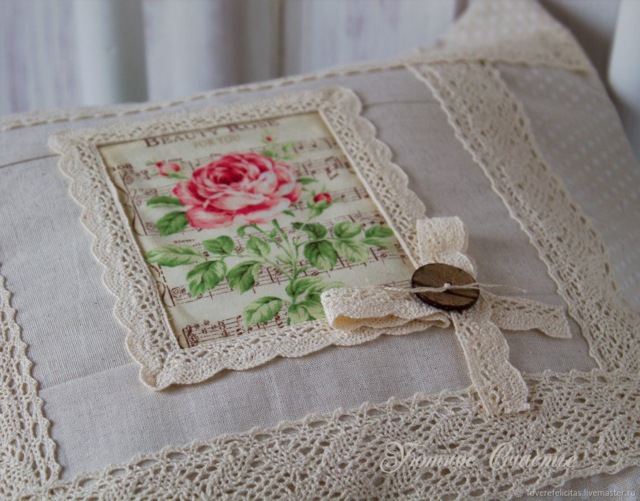 Льняные подушки декоративные