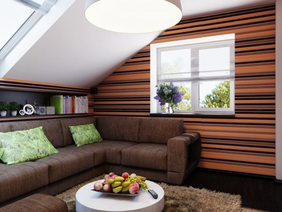 Спальня 12 кв.м мансарда