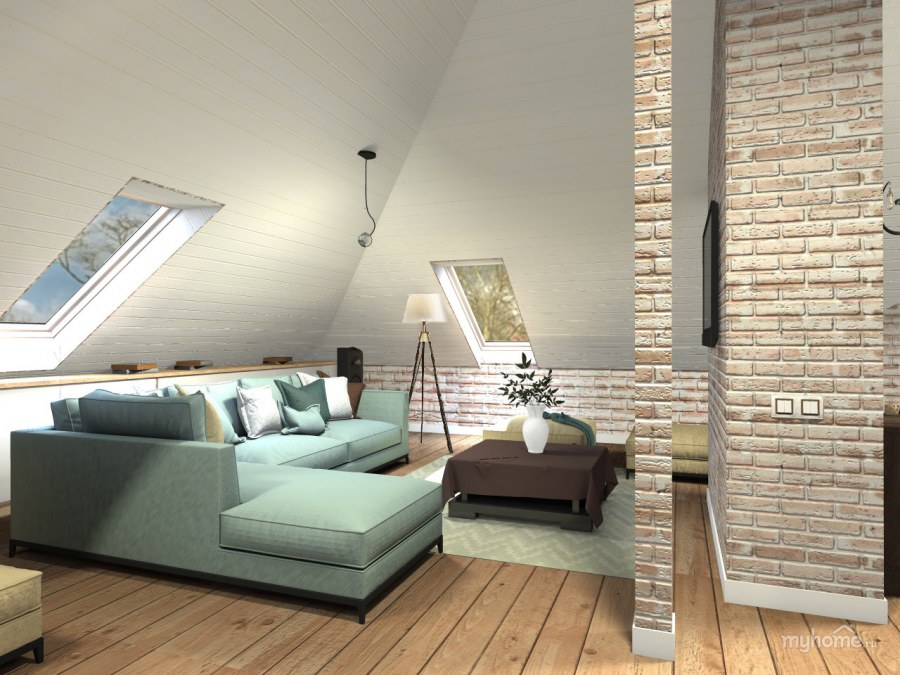 Комната на мансарде