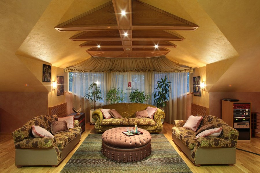 Планировка комнат на мансандре