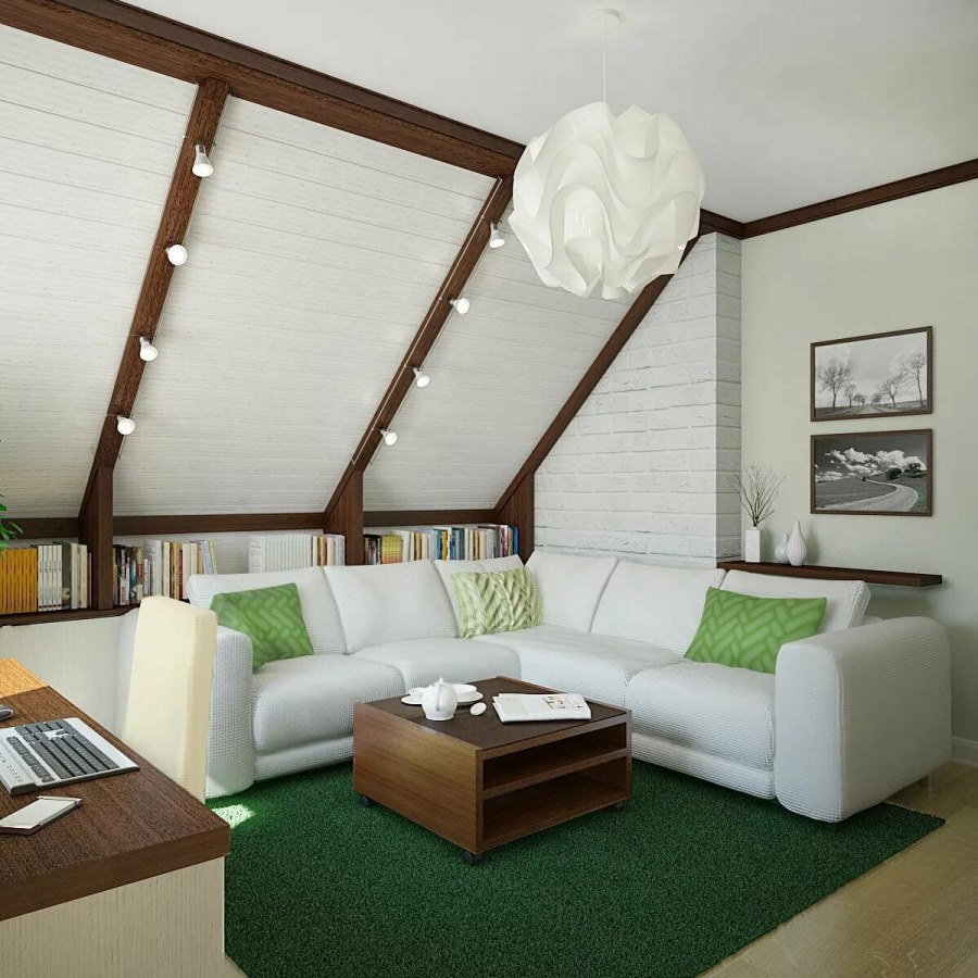 Гостевая комната на мансарде