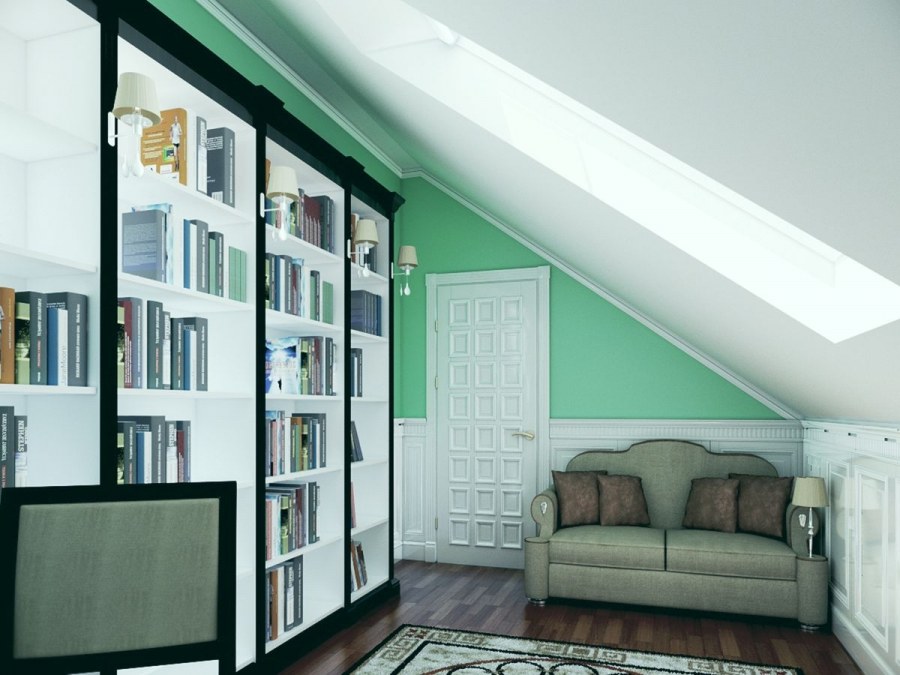 Визуализация мансарды