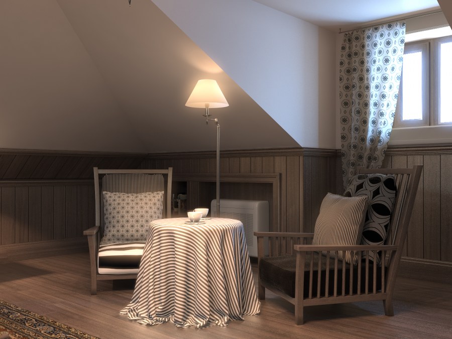 Мансард 53 кв м