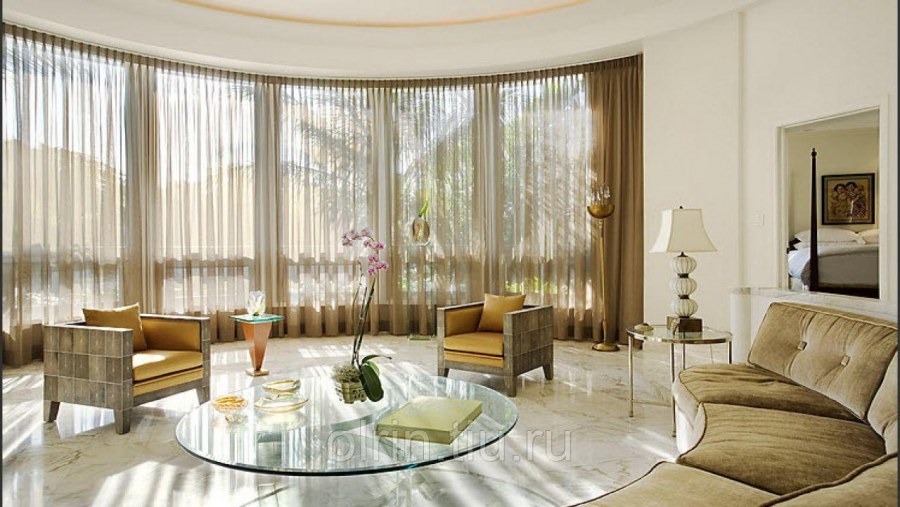 Шторы на панорамные окна