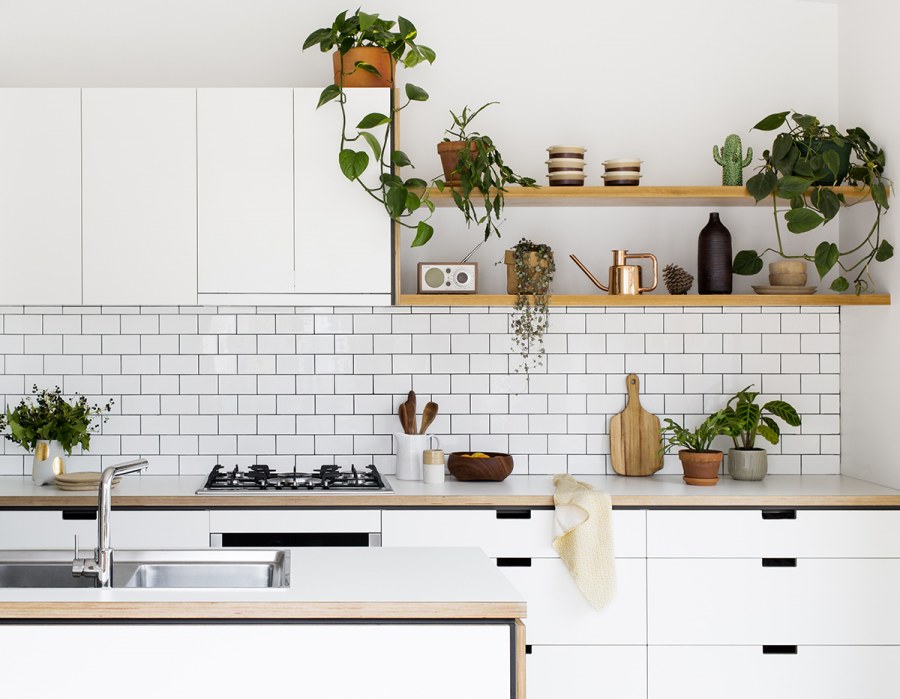 Деревянные кухни в светлых тонах