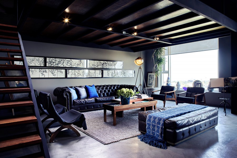 Мужской лофт в доме