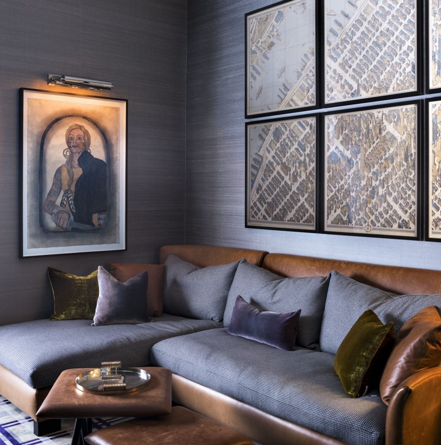 Яркие акценты в интерьере лофт