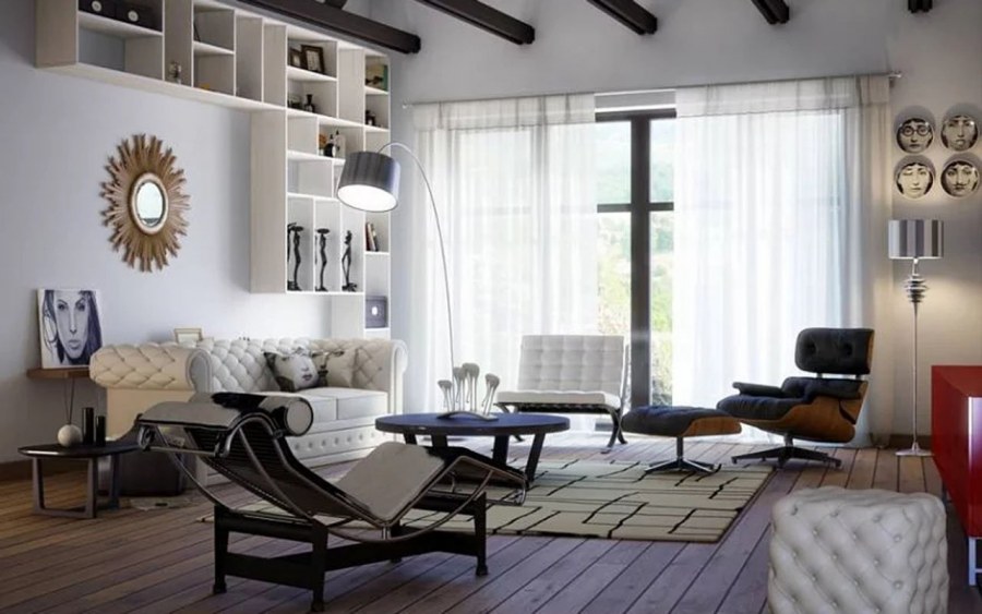 Потолок в скандинавском стиле