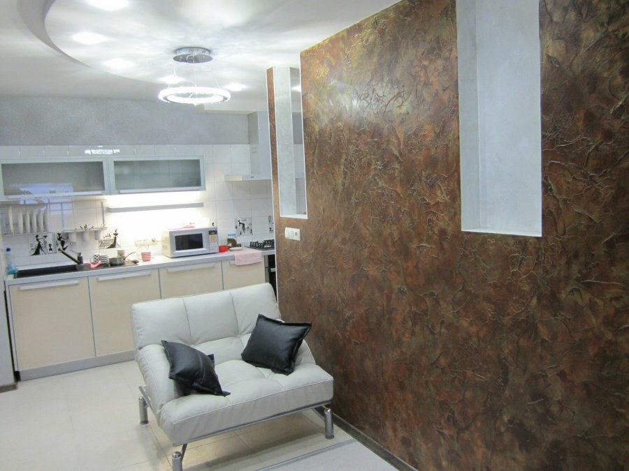 Декоративная штукатурка для внутренней отделки кухни