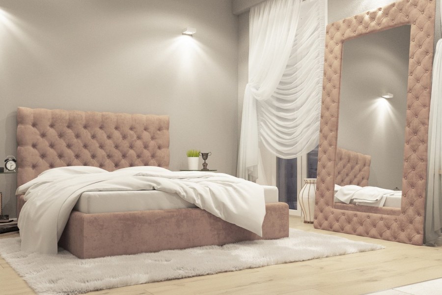 Зеркало в каретной стяжке