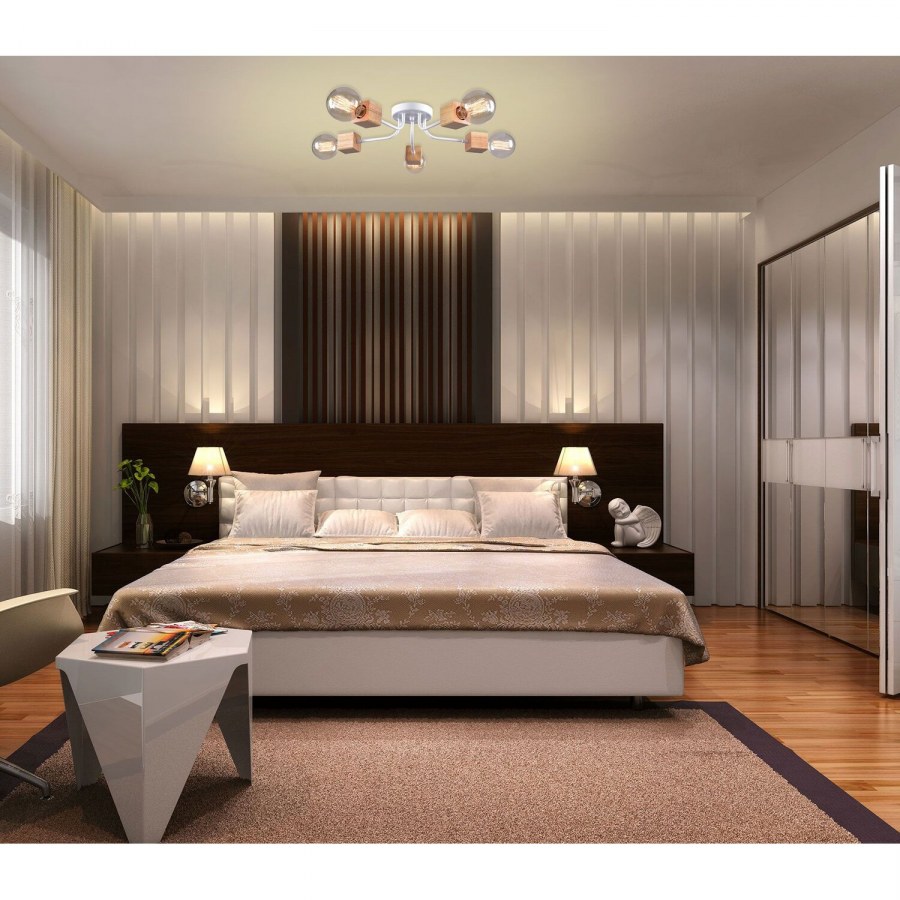 Стильная современная спальня