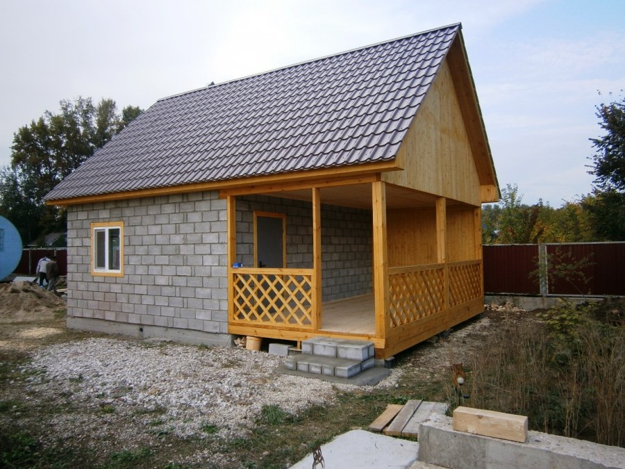 Летний каркасный дом