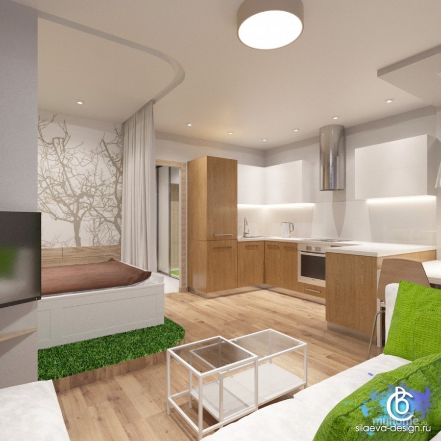 Однушка в эко стиле