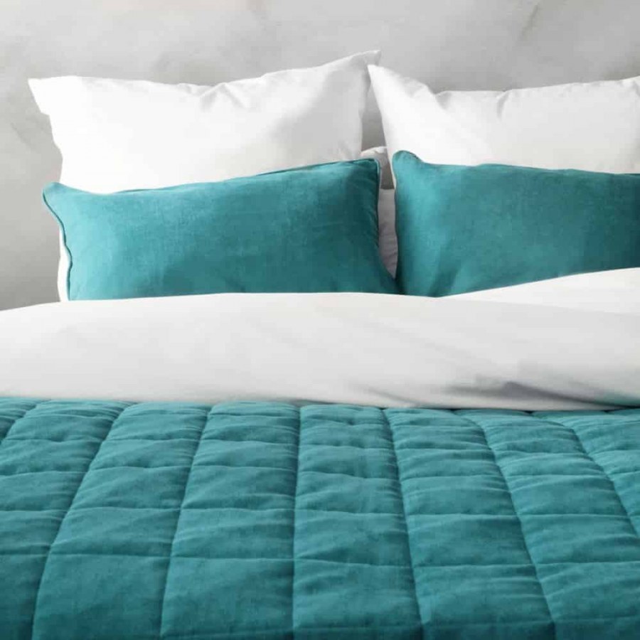 Покрывало с наволочками "софт", бирюзовый (BL-200272-gr)