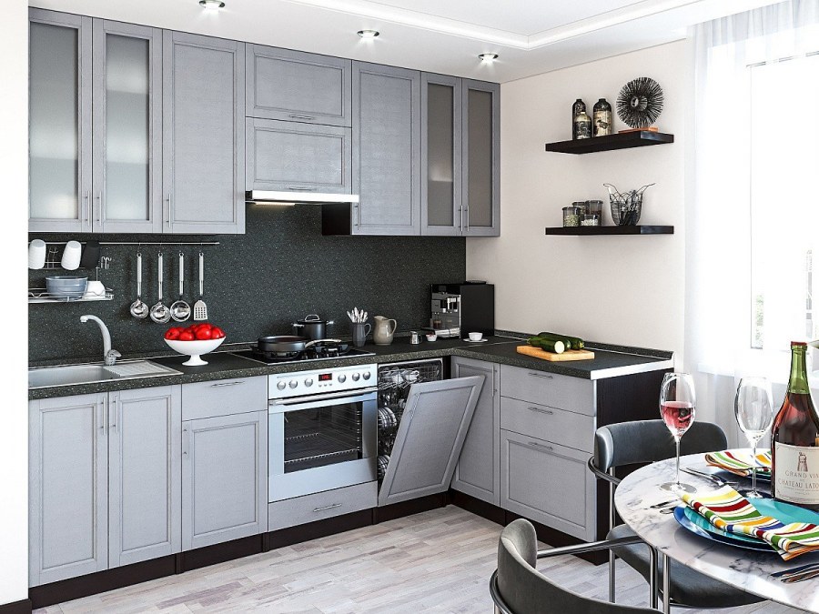 Кухня Артвуд из массива ясеня