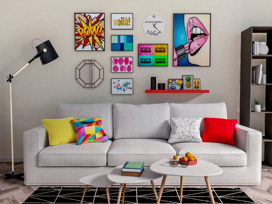 Дизайн кухни-гостиной 40 кв.м