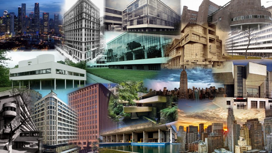 Коллаж здания