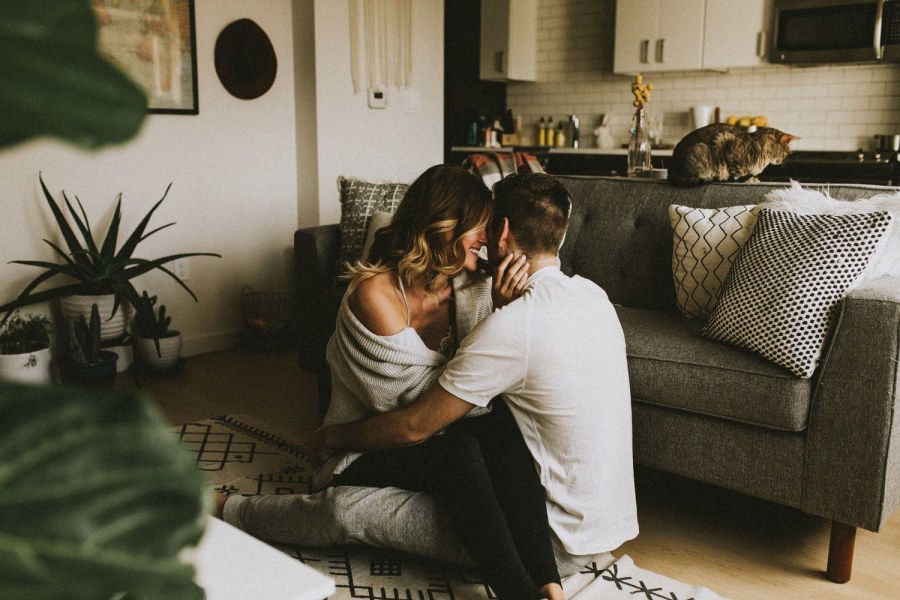 Влюбленные на кухне