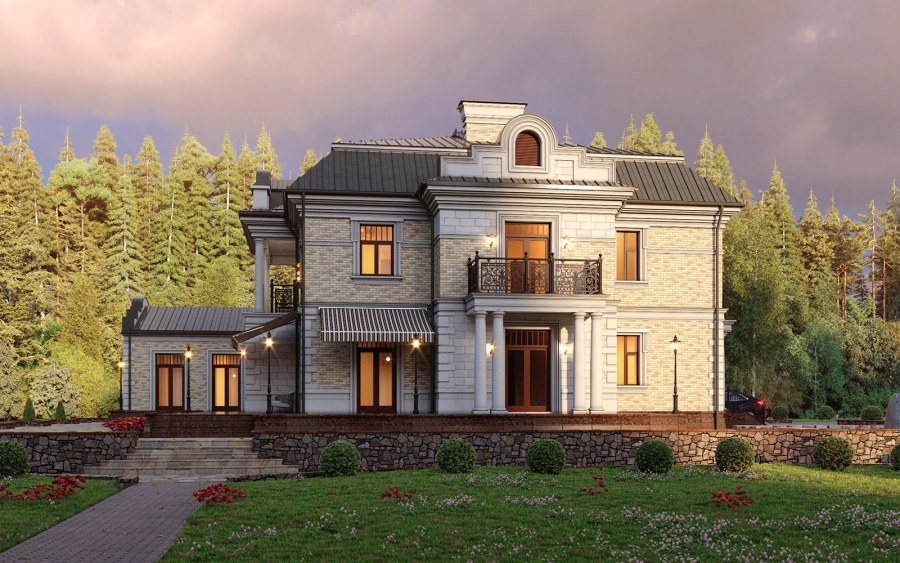 ТОПДОМ экстерьер неоклассический