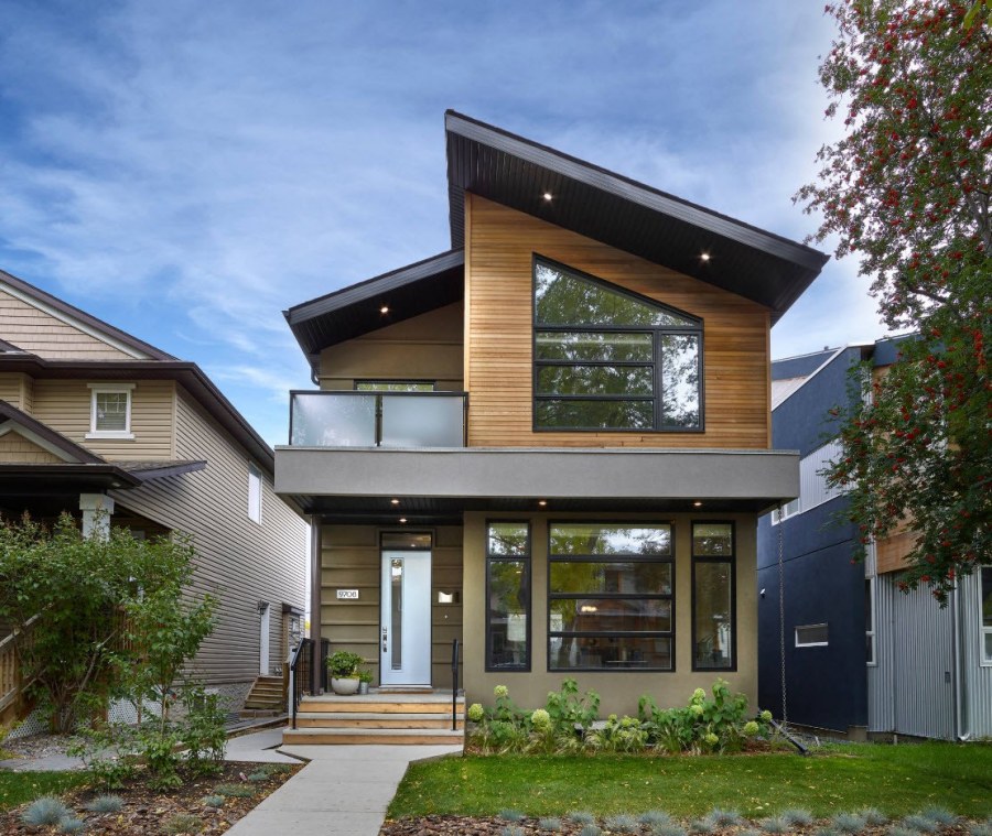 Флэт Хаус с односкатной крышей