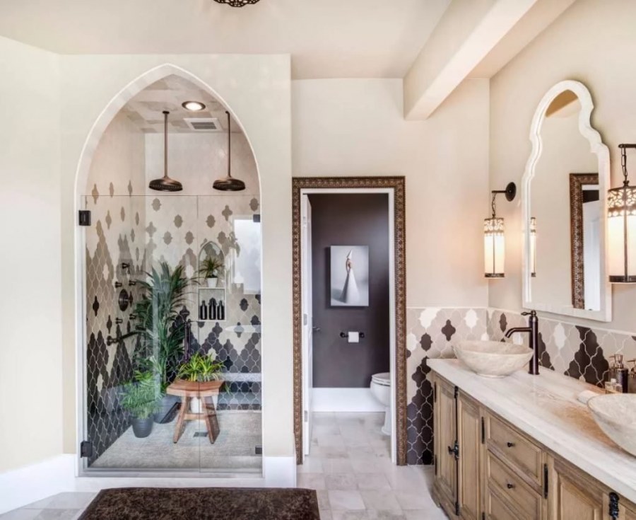 Ванная в средиземноморском стиле