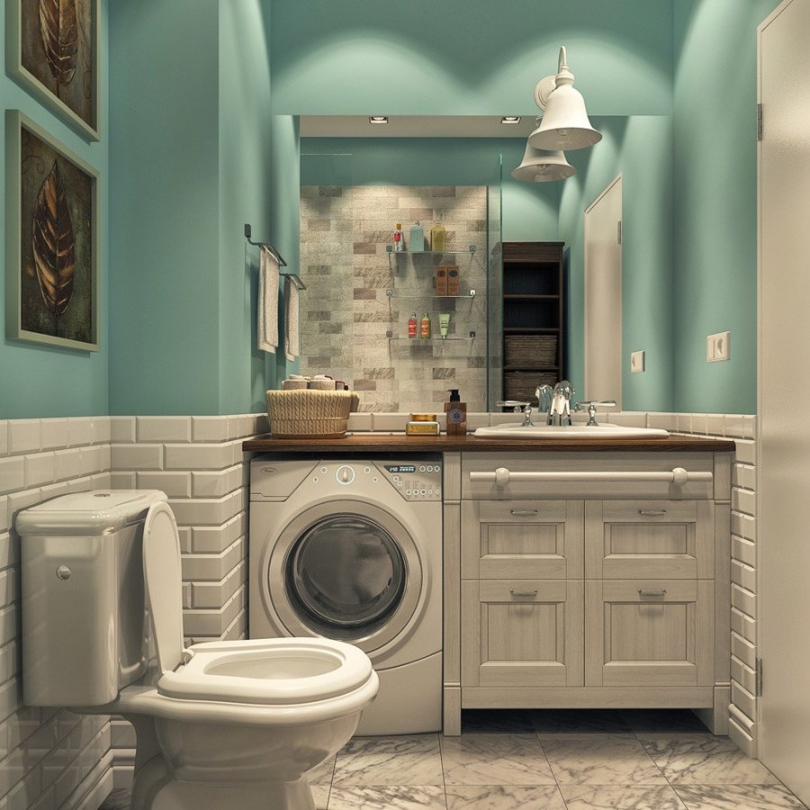 Ванная в средиземноморском стиле